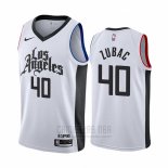 Camiseta Los Angeles Clippers Ivica Zubac #40 Ciudad Blanco