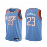 Camiseta Los Angeles Clippers Lou Williams #23 Ciudad Azul