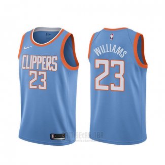 Camiseta Los Angeles Clippers Lou Williams #23 Ciudad Azul