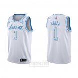 Camiseta Los Angeles Lakers Trevor Ariza #1 Ciudad 2021-22 Blanco