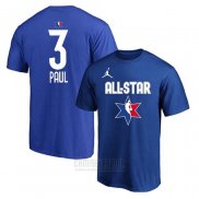 Camiseta Manga Corta All Star 2020 Oklahoma City Thunder Chris Paul Azul