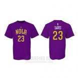 Camiseta Manga Corta Anthony Davis New Orleans Pelicans Violeta