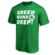 Camiseta Manga Corta Boston Celtics Verde Green Runs Deep