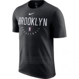 Camiseta Manga Corta Brooklyn Nets Negro Practice Legend Performance