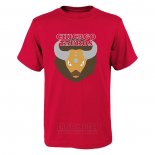 Camiseta Manga Corta Chicago Bulls Cruzado Pokemon Tauros Rojo