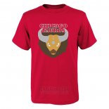 Camiseta Manga Corta Chicago Bulls Cruzado Pokemon Tauros Rojo