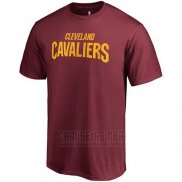 Camiseta Manga Corta Cleveland Cavaliers Rojo5