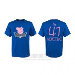 Camiseta Manga Corta Dirk Nowitzki Dallas Mavericks Azul Peppa Pig Cruzado