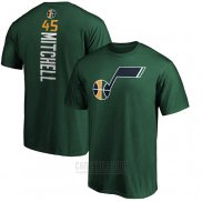 Camiseta Manga Corta Donovan Mitchell Utah Jazz 2019-20 Verde