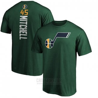 Camiseta Manga Corta Donovan Mitchell Utah Jazz 2019-20 Verde