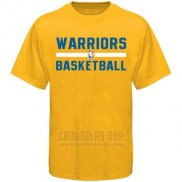 Camiseta Manga Corta Golden State Warriors Amarillo2