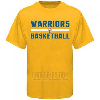 Camiseta Manga Corta Golden State Warriors Amarillo2