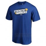 Camiseta Manga Corta Golden State Warriors Azul 2019 NBA Playoffs Strength in Numbers