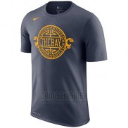 Camiseta Manga Corta Golden State Warriors Azul Marino Ciudad