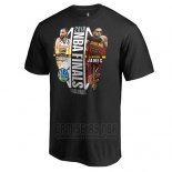 Camiseta Manga Corta Golden State Warriors vs. Cleveland Cavaliers Negro 2018 NBA Finals