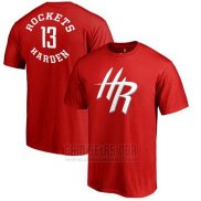 Camiseta Manga Corta James Harden Houston Rockets Rojo