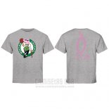 Camiseta Manga Corta Jayson Tatum Boston Celtics Gris Peppa Pig Cruzado