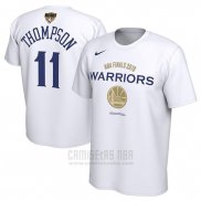 Camiseta Manga Corta Klay Thompson Golden State Warriors NBA Finals 2019 Blanco