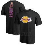 Camiseta Manga Corta Lebron James Los Angeles Lakers Negro3