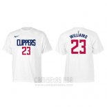 Camiseta Manga Corta Lou Williams Los Angeles Clippers Blanco