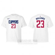 Camiseta Manga Corta Lou Williams Los Angeles Clippers Blanco
