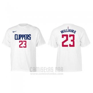 Camiseta Manga Corta Lou Williams Los Angeles Clippers Blanco