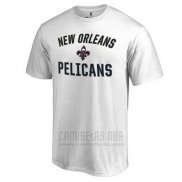 Camiseta Manga Corta New Orleans Pelicans Blanco