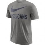 Camiseta Manga Corta New Orleans Pelicans Gris