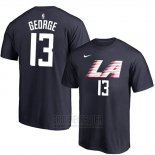 Camiseta Manga Corta Paul George Los Angeles Clippers Ciudad Azul