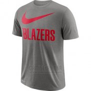 Camiseta Manga Corta Portland Trail Blazers Gris