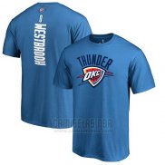Camiseta Manga Corta Russell Westbrook Oklahoma City Thunder Azul3