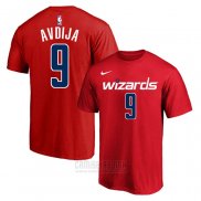 Camiseta Manga Corta Washington Wizards Deni Avdija Rojo