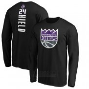 Camiseta Manga Larga Buddy Hield Sacramento Kings Negro