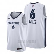 Camiseta Memphis Grizzlies C.J. Miles #6 Association Blanco