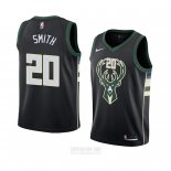 Camiseta Milwaukee Bucks Jason Smith #20 Statement 2018 Negro