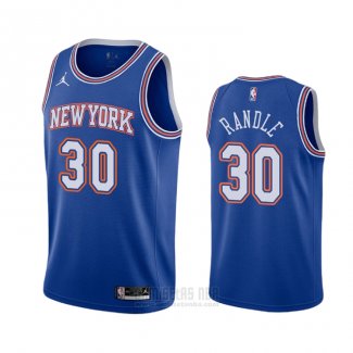 Camiseta New York Knicks Julius Randle #30 Statement 2020-21 Azul
