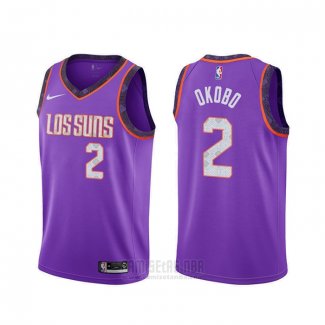 Camiseta Phoenix Suns Elie Okobo #2 Ciudad Violeta