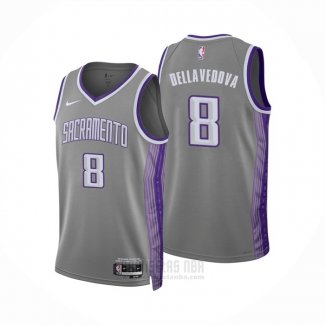 Camiseta Sacramento Kings Matthew Dellavedova #8 Ciudad 2022-23 Gris