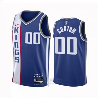 Camiseta Sacramento Kings Personalizada Ciudad 2023 24 Azul