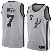 Camiseta San Antonio Spurs Chimezie Metu #7 Statement 2018 Gris