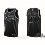 Camiseta San Antonio Spurs Zach Collins #23 Classic 2022-23 Negro