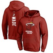 Sudaderas con Capucha Dwyane Wade Miami Heat Rojo