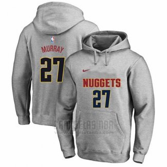 Sudaderas con Capucha Jamal Murray Denver Nuggets Gris