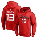 Sudaderas con Capucha James Harde Houston Rockets Rojo 2019-20 Ciudad