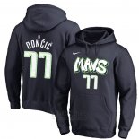 Sudaderas con Capucha Luka Doncic Dallas Mavericks Azul 2019-20 Ciudad