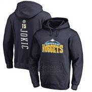 Sudaderas con Capucha Nikola Jokic Denver Nuggets Azul Marino3