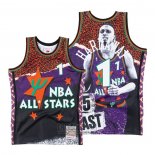 Camiseta All Star Orlando Magic Penny Hardaway #1 Hardwood Classics Violeta