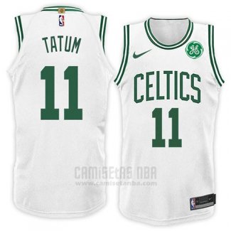 Camiseta Boston Celtics Jayson Tatum #11 Association 2018 Blanco