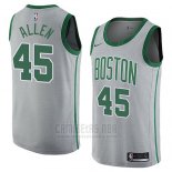 Camiseta Boston Celtics Kadeem Allen #45 Ciudad 2018 Gris