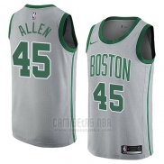 Camiseta Boston Celtics Kadeem Allen #45 Ciudad 2018 Gris